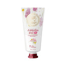 A tube of Llanolin Oil, a cream for dry skin, with a floral design and text indicating its Australian origin.