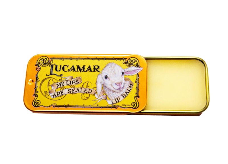 Lanolin Lip Balm - Natural Vanilla Moisturizing Lip Care Stick 10g Lucamar