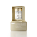 a product packaging for a vitamin supplement called "Vita Renew". The product is placed in a white box with a gold lid, and there is a text box below the product that provides information about the product.