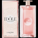 a pink perfume bottle and its packaging.