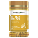 a bottle of bitter melon capsules from Healthy Care Australia.