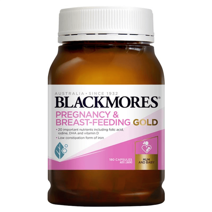 Blackmores Pregnancy and Breastfeeding Gold 180 Capsules Blackmores