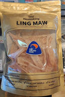 A package of HealthKing Ling Maw, a New Zealand dried meat product, with a label indicating it is a 500g (1.1 lb) product.