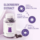 Teddi Lab by Unichi Elderberry Immune Defence Gummy 60 Gummies EXP：11/2026 Unichi