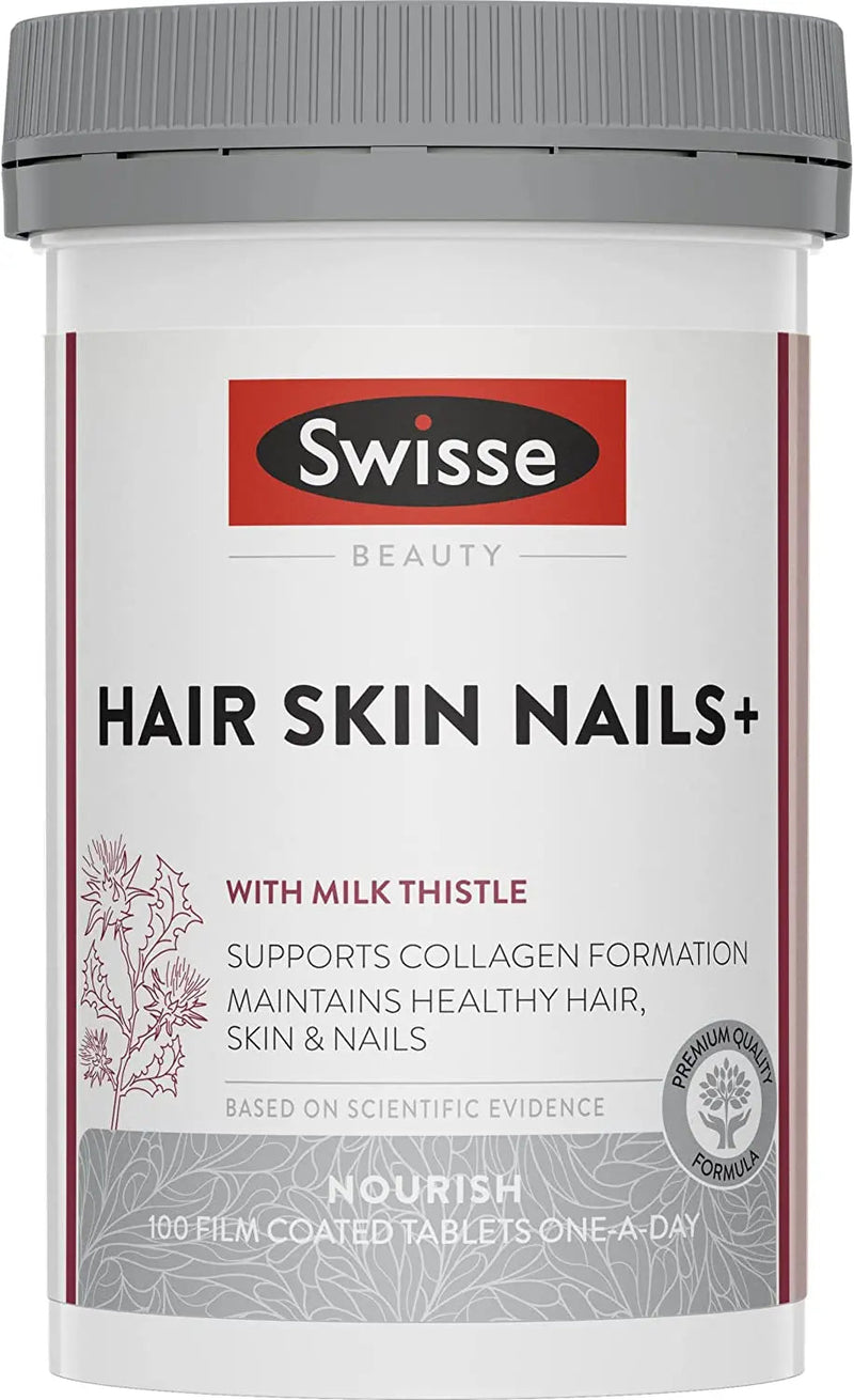 Swisse Beauty Hair Skin Nails+ 100 Tablets EXP: 01/2026 - XDaySale