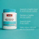 Swisse Ultiboost Odourless High Strength Wild Fish Oil 1500mg 400 Capsules EXP:10/2026 Swisse