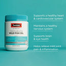 Swisse Ultiboost Odourless Wild Fish Oil 1000mg  400 Caps EXP: 01/2027 Swisse