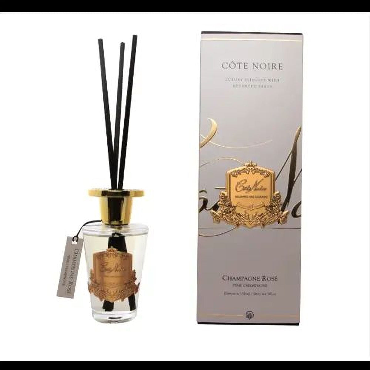 Cote Noire Diffuser Set Pink Champagne, Gold 150mL, GMDL15018 Cote Noire