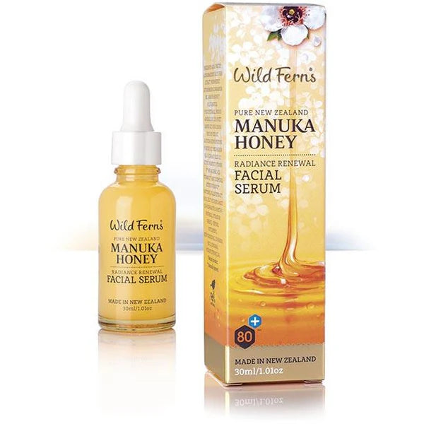 Manuka Honey Facial Serum – Hydrating Natural Skin Serum With Royal Jelly & Antioxidants Wild Fern