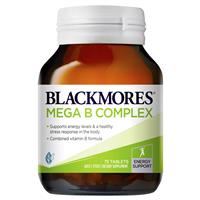 Blackmores Mega B Complex 75 Tablets Blackmores