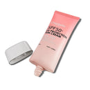 A tube of SPF50+ UVB sunscreen cream with SPF 50+ is shown against a white background.