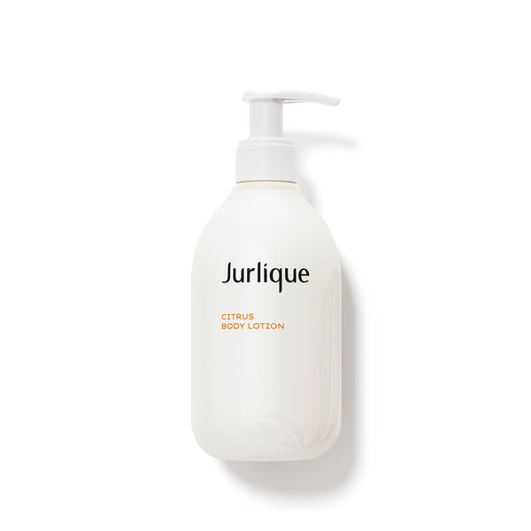 A bottle of Jurlique Citrus Body Lotion against a white background.