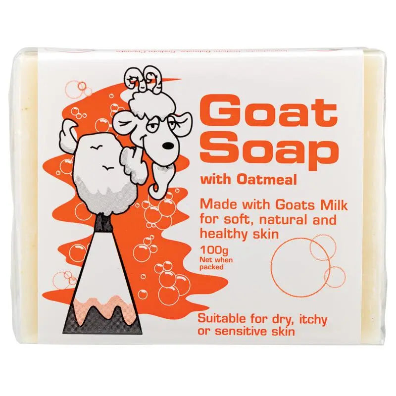 Goat Milk Soap - Natural Oatmeal Soap Bar for Sensitive & Dry Skin Care Goat Soap