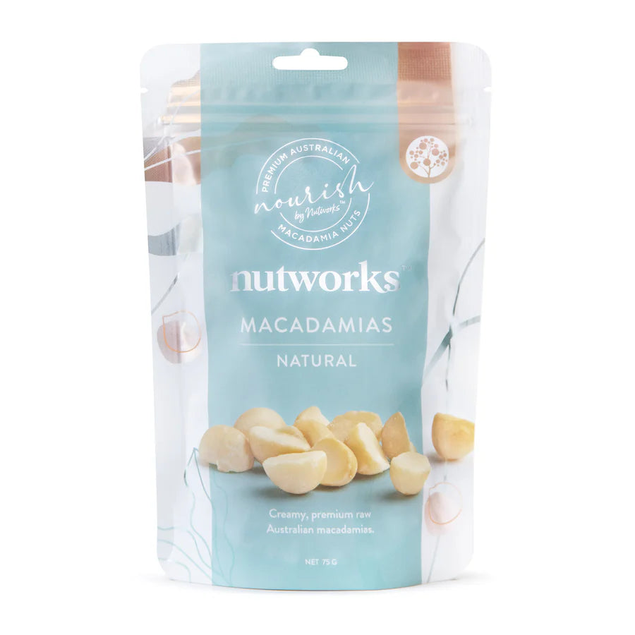 Raw Macadamia Nuts – Premium Australian Macadamias | 75g Gourmet Snack Nutworks