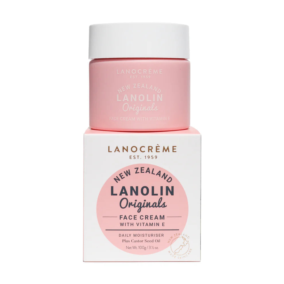 Lanocreme Lanolin & Vitamin E Face Cream 100g Lanocreme