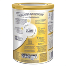 The image is a nutritional information label for a product, likely a baby food or formula, with various nutritional facts and ingredients listed.