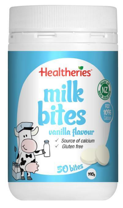 Milk Bites Vanilla – Convenient Calcium Snack & Energy Biscuits for Kids Healtheries