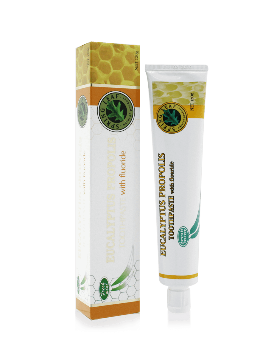 Spring Leaf Eucalyptus Propolis Toothpaste with fluoride Spring Leaf