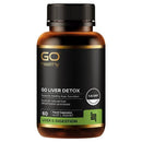 a bottle of Go Healthy Go Liver Detox supplement.
