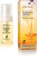 Manuka Honey Facial Wash – Wild Ferns Foaming Face Cleanser with Orange Oil Wild Fern