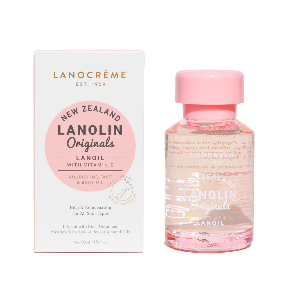 Lanocreme Lanolin Originals Lanoil with Vitamin E 50ml Lanocreme