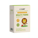 The image is a box containing a product called "MULTI FIBRE" that is a dietary supplement for supporting digestive health.