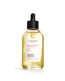 a bottle of L'OCCTANE Intensive Repair Oil, a 100 mL (33 FL OZ) product designed for repairing and nourishing the skin.