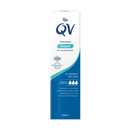The image is a product packaging for a QV brand cream for sensitive skin.