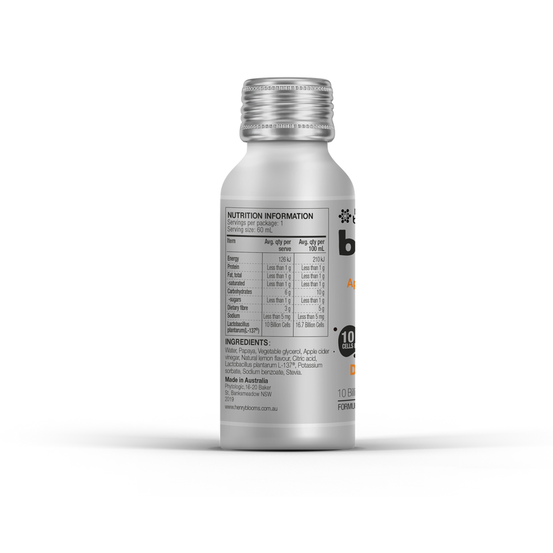 Digest Cleanse Drink – Henry Blooms Papaya Apple Cider Vinegar Probiotic Supplement Henry Blooms