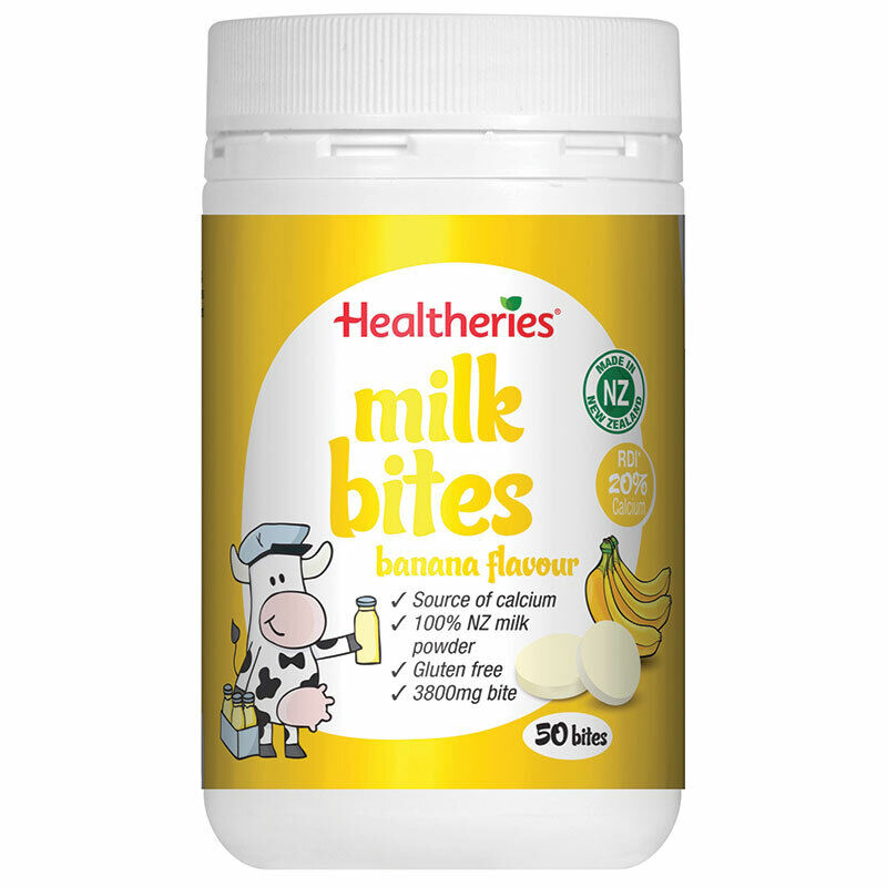 Milk Bites Banana | Healtheries Milk Calcium Snacks - 185g Daily Calcium Boost Healtheries