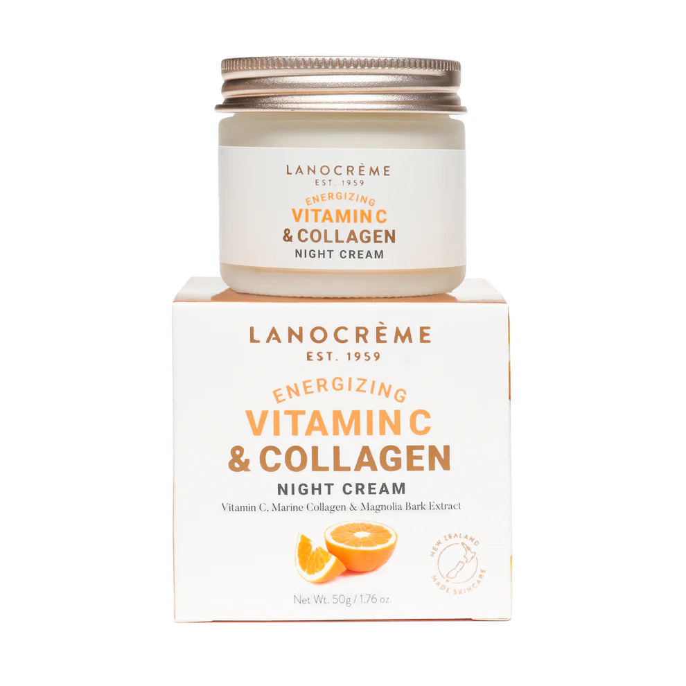 Lanocreme Vitamin C & Collagen Night Cream 50g Lanocreme