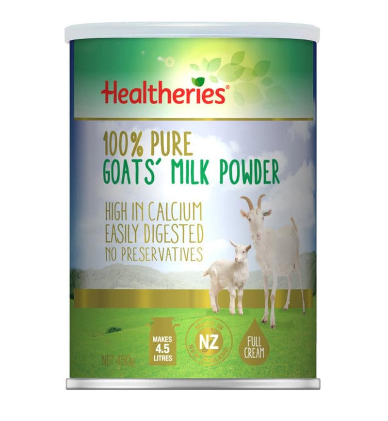 Goats Milk Powder – Pure Natural Dairy Alternative Milk 450gm | Healtheries Healtheries