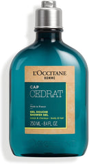 L'OCCITANE - Shower Gel Body and Hair Cap Cédrat - 250 ml - Made in France XDaySale