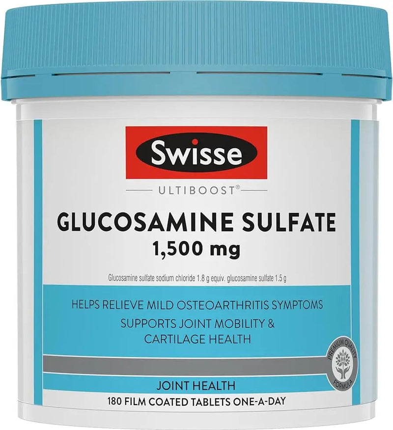 Swisse Ultiboost Glucosamine Sulfate 1500mg 210 Tablets  EXP：10/2025 Swisse