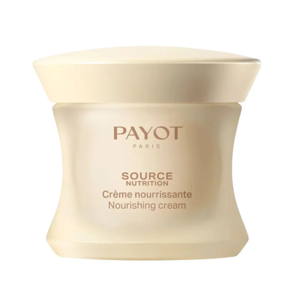 A cream jar with a cream nourishing cream inside.