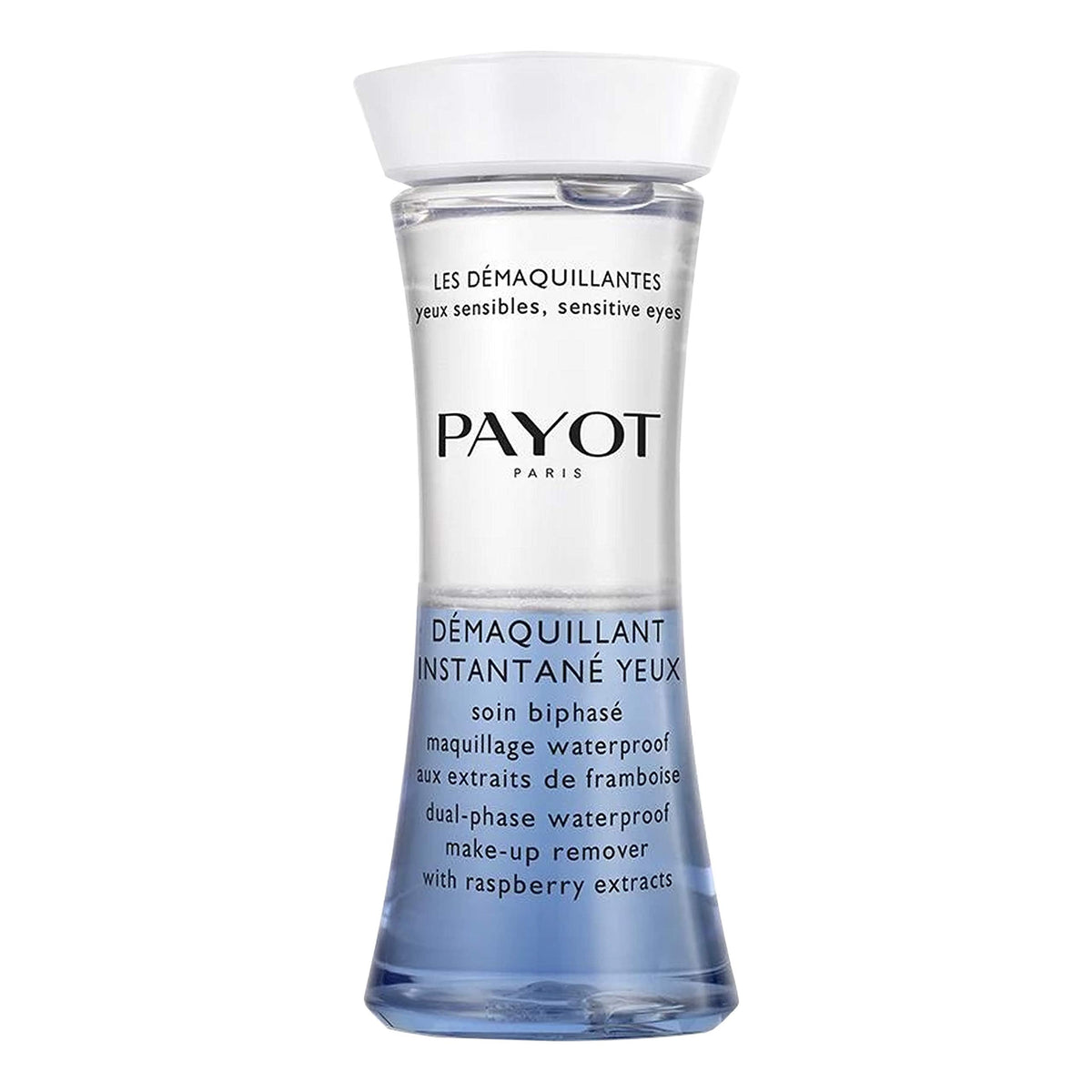 a bottle of Payot Paris Instantane Yeux, a product designed for sensitive eyes.