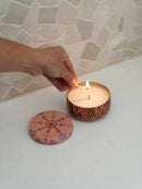 Koh Living Aboriginal Scented Lemon Myrtle Candle Tin 170g Koh Living