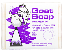 Goat Soap Argan Oil – Natural Moisturizing Cleansing Bar for Sensitive Skin Goat Soap