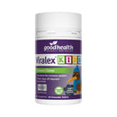 The image is a bottle of Viralex Kids Immune Chews, a dietary supplement for children.