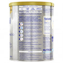 The image is a can of baby formula with nutritional information and instructions for preparing and using the product.