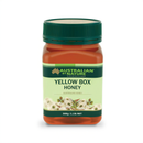a jar of Australian Nature Yellow Box Honey, a product from Australian Honey.