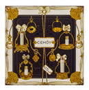 The image is a decorative collage featuring various ornate and luxurious items, including bottles, vases, and other decorative elements, all set against a dark background with gold accents.