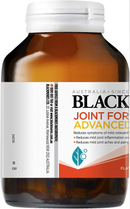 The image is a bottle of joint supplement, specifically Black Joint, which is an Australian product.
