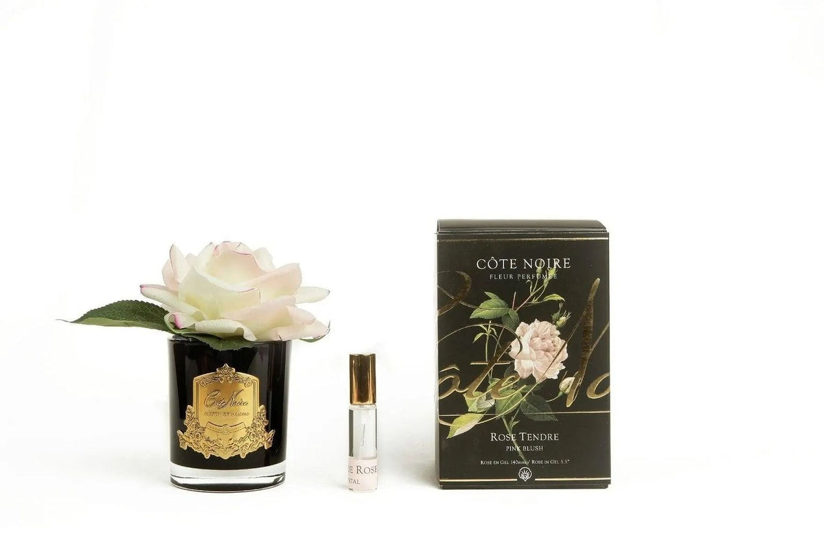 Cote Noire Perfumed Natural Touch Single Rose - Black - Pink Blush - Gmrb02 Cote Noire