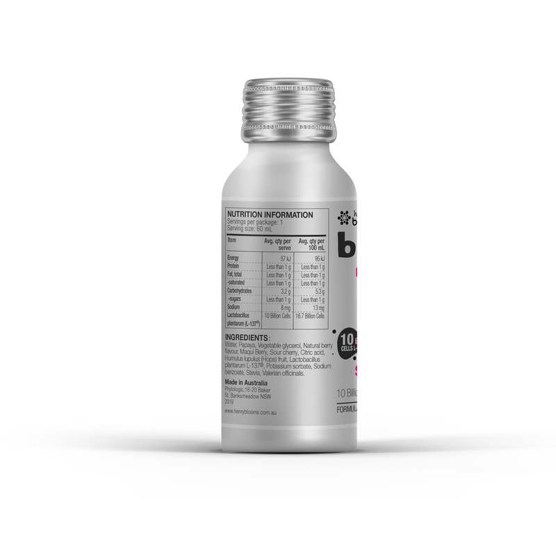 Sleep Aid Hops - Henry Blooms BellyMe Valerian Blend with Probiotic Support 60ml Henry Blooms