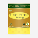Lecithin 1200mg Capsules – Wealthy Health Soy Supplement for Brain & Liver Support Wealthy Health