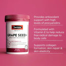 Swisse Beauty Grape Seed +180 Tablets EXP：09/2025 - XDaySale