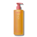 A bottle of Payot liquid hand soap with a pink pump dispenser.