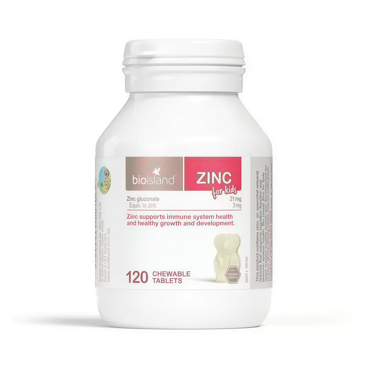 Bio Island Zinc 120 Chewable Tablets
