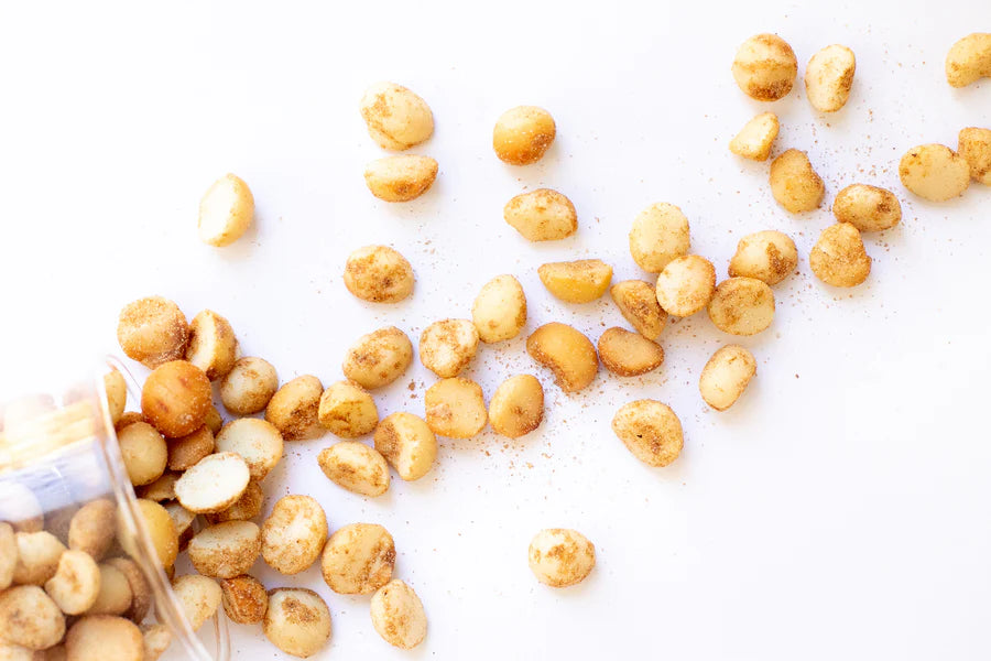Wasabi Macadamias – Premium Roasted Macadamia Nuts | Spicy Nut Snacks 350g Nutworks